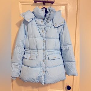 J. Crew puffer with removable hood